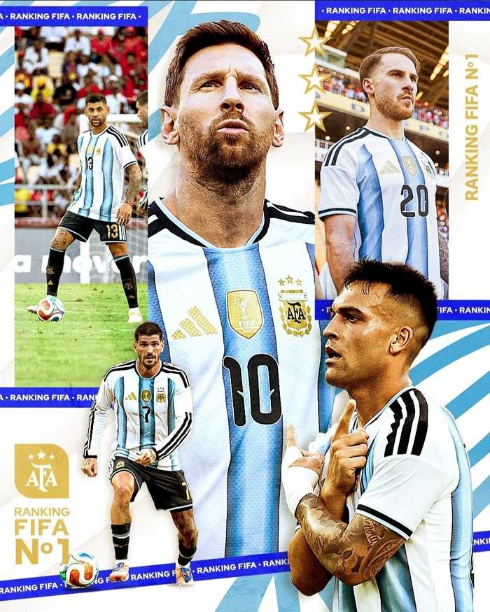  阿根廷被动登顶FIFA第一，魔咒缠身难破世界杯怪圈
